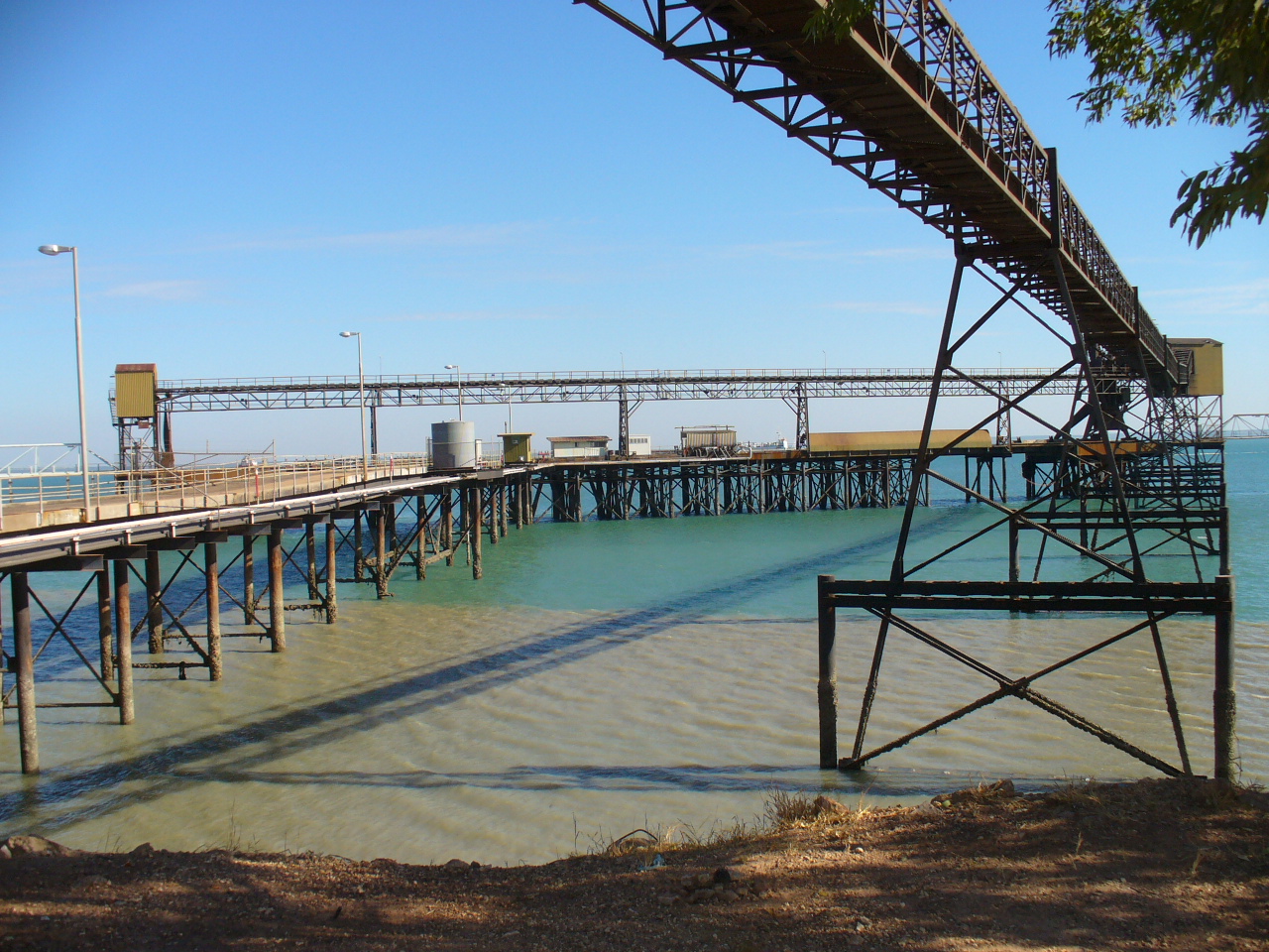 Iron Ore Wharf now dismantled