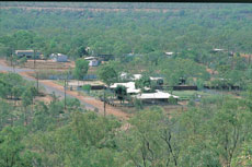 Borroloola government buildings from Water Tank Hill - Gulf Region