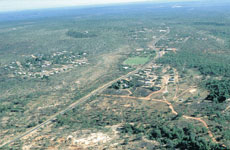 Borroloola Township -aerial - Gulf Region