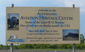 Aviation Heritage Centre in Darwin