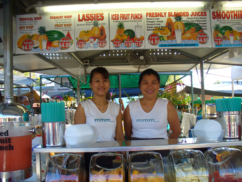 Parap Village Markets on Saturday mornings in Darwin