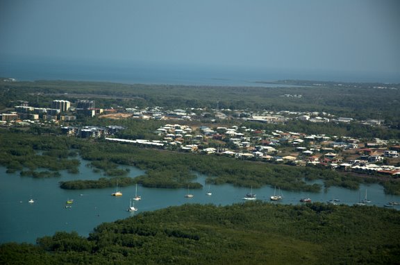 Darwin ariel view  credit M Christie