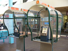 Public telephones (In Darwin in this picture 'Not Borroloola')
