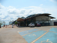 There is quiet good parking at the wharf if it's not too busy.